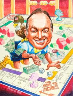 Al Kilgore - Bob Hope Painting and Preliminary Illustration Original Art Group of 2 (c. 1980s). Created as an -