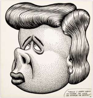 Basil Wolverton Jest V4#7 May-1953 Illustration Original Art (Humorama, 1953). It’s easy to see the influence - | Heritage