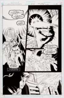 Jeff Moy and W. C. Carani Legionnaires #40 Story Page 18 Original Art (DC, 1996). Although she is empowered by -