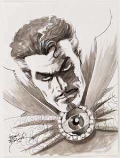 Frank Brunner - Doctor Strange Commission Illustration Original Art (2016). The Master of the Mystic Arts has a - | Heritage