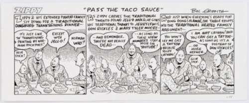 Bill Griffith Zippy Daily Comic Strip Original Art dated 11-23-17 (King Features Syndicate, 2017).... | Heritage