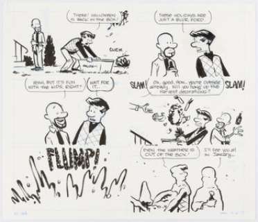 Michael Jantze The Norm Original Art Comic Strip (2017)....