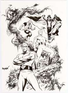 Rafael Kayanan Defenders of the Earth: The Complete Series Volume 1 Illustration Phantom Original Art (Marvel Prod... | Heritage