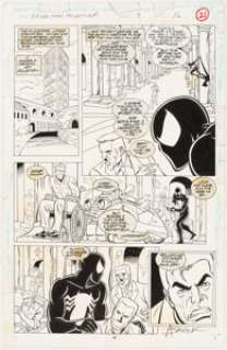 Alex Saviuk and Rob Stull Spider-Man Adventures #9 Page 21 Original Art (Marvel, 1995)....