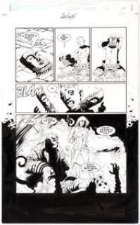 Scott Benefiel and Jasen Rodriguez Ghost/Hellboy Special #2 Page 22 Original Art (Dark Horse Comics, 1996)....