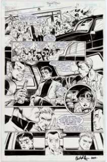 Justiniano and Chris Ivy Beast Boy #3 Story Page 17 Original Art (DC, 2000)....