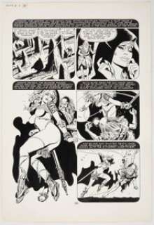 Frank Thorne 1994 "Ghita of Alizarr" Story Page Original Art (Warren, 1982)....
