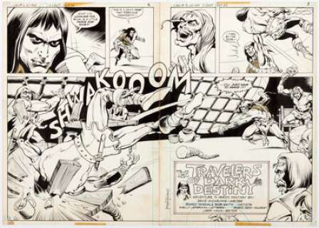 Romeo Tanghal and Bob Smith Cancelled Comics Cavalcade #1 Story Pages 2-3 "Claw the Unconquered" Original Art (DC,...