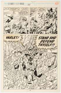 John Byrne and Paul Ryan Avengers West Coast #55 Story Page 17 Original Art (Marvel, 1990).... | Heritage