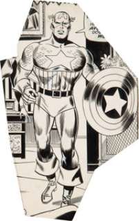 Don Heck Avengers #37 Partial Splash Page 1 Captain America Original Art (Marvel, 1967). ... | Heritage