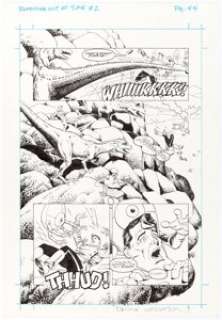 Bernie Wrightson Captain Sternn: Running Out of Time #2 Story Page 44 Original Art, Issues #1-5, and Promo Issue #... (Total: 7 Original Art) | Heritage