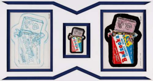 John Pound Wacky Packages 1991 Series Card # 2 "Badzooka" Preliminary Artwork Original Art Group of 2 (Topps, 1991... | Heritage