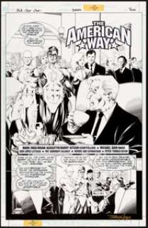  - Barry Kitson, Michael Bair, and John Stokes JLA: Year One #7 Story Page 2 Original Art (DC, 1998)....