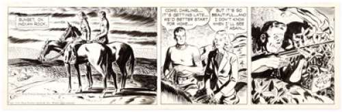 Alex Raymond Rip Kirby Daily Comic Strip Original Art dated 4-11-49 (King Features Syndicate, 1949).... | Heritage