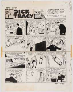 Chester Gould Dick Tracy Sunday Comic Strip Original Art dated 5-31-64 (Chicago Tribune, 1964).... | Heritage