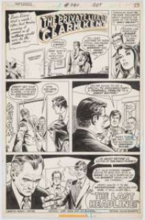 Curt Swan and Tex Blaisdell Superman #280 Near Complete Story "The Last Headline" Original Art Group of 5 (DC, 197... (Total: 5 Original Art) | Heritage