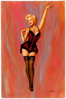 Ron Lesser Marilyn Monroe: Showgirl Painting Original Art (c. 2000s).... | Heritage