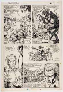 Kerry Gammill and Tom Palmer Fallen Angels #1 Page 14 Original Art (Marvel, 1987).... | Heritage