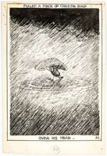 George Herriman archy does his part Interior Illustration Original Art (Doubleday, 1935).... | Heritage