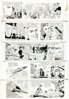 Bob Lubbers Robin Malone Daily Comic Strip Original Art Group of 10 (NEA, 1967-71).... (Total: 10 Original Art) | Heritage