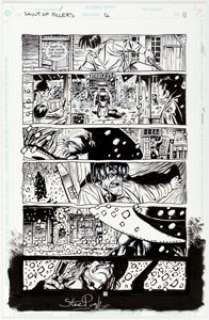  - Steve Pugh Preacher Special: Saint of Killers #4 Story Page 11 Original (DC, 1996)....
