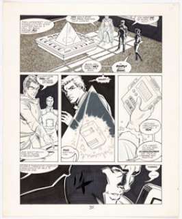  - Frank Cirocco, Chuck Austen, and Mick Gray Buck Rogers Comics Module Page 35 Original Art (TSR, 1990). ...