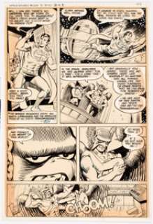 Murphy Anderson World’s Finest Comics #256 Story Page 8 Hawkman and Hawkwoman Original Art (DC, 1979). ... | Heritage