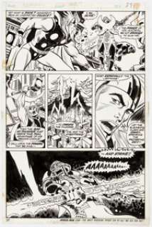 Don Heck and Frank Bolle Avengers #112 Story Page 19 Original Art (Marvel, 1973).... | Heritage