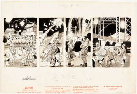 Wally Wood MAD #30 "Walt Dizzy Resents Dizzyland" Illustration Original Art (EC, 1956).... | Heritage