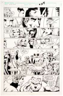 Alan Davis and Mark Farmer Excalibur #47 Story Page 20 Original Art (Marvel Comics, 1992). ... | Heritage