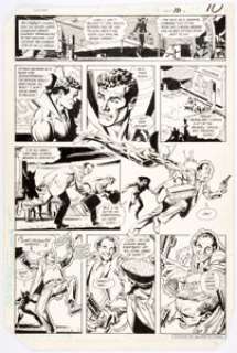Jose Luis-Garcia Lopez Deadman #1 Story Page 8 Original Art (DC, 1986) Deadman flies in to stop a burglary in - | Heritage