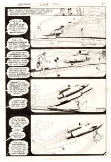 Curt Swan and Murphy Anderson Superman #269 Story Page 6 Original Art (DC, 1973). In this cool sequence of tiered - | Heritage