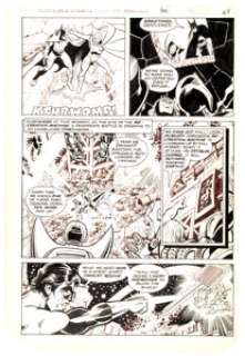 George Perez and Frank McLaughlin Justice League of America #185 Story Page 22 Original Art (DC, 1980)... | Heritage
