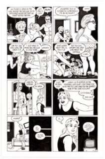 Jaime Hernandez Love and Rockets Vol.2 #6 Story Page 7 Maggie and Alarma Original Art (Fantagraphics, 2002). The - | Heritage