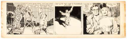 Alex Raymond Rip KirbyDaily Comic Strip Original Art dated 5-28-55 (King Features Syndicate, 1955).... | Heritage