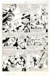 Bill Sienkiewicz and Bruce Patterson Fantastic Four #227 Story Page 21 Original Art (Marvel, 1981).... | Heritage