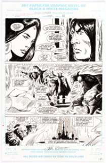 John Buscema The Savage Sword of Conan #222 Story Page 13 Original Art (Marvel, 1994). No one drew Conan like John - | Heritage