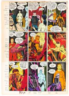 Watchmen #2 Page 14 Color Guide (DC, 1986). ... | Heritage