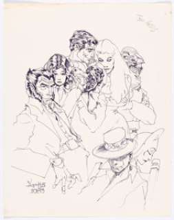 Tom Artis - Figure Sketches and Sketchbook Original Art Group of 50 (c. 1980s). A group of approximately 50 pages -