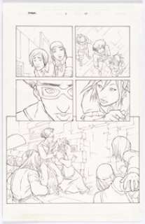Adrian Alphona and Craig Yeung - Runaways #2 Story Page 22 Original Art (Marvel, 2005).