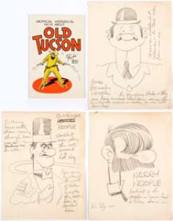 Bill Freyse - Major Hoople Unpublished Original Art and Related Memorabilia (1940s-50s).
