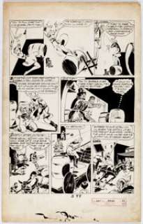 Jill Elgin | Speed Comics #33 Story Page 5 Girl Commandos Original Art (Harvey, 1944). | Heritage