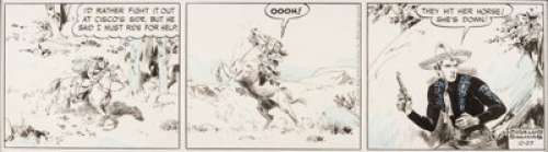 Jose Luis Salinas | Cisco Kid Daily Comic Strip Original Art dated 10-23-53 (King Features Syndicate, 1953).... | Heritage
