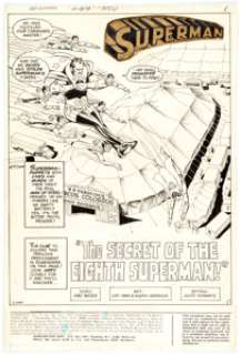 Curt Swan And Murphy Anderson | Superman #269 Story Page 1 Original Art (DC, 1973). | Heritage