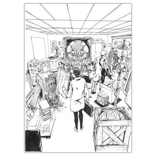 Stéphane de Caneva - La Brigade Chimérique - Page 17 - Illustration originale