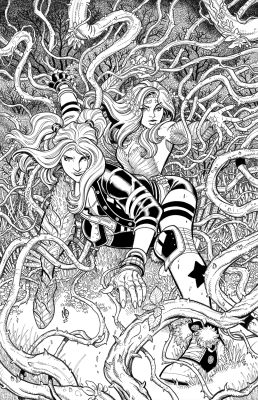 Nick Bradshaw | Harley and Poison Ivy | Art by Canucks