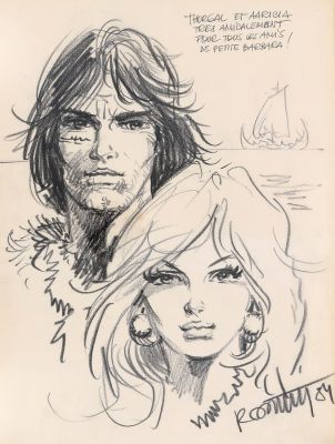 Rosinski | Thorgal, illustration à la mine de plomb… | AZ auction