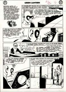 Gil Kane, Joe Giella | Green Lantern #6 P 4 (1St Tomar-Re Issue! This Page 4 Is the 2Nd Ever Tomar-Re Page!) Large Art - 1961 | Romitaman