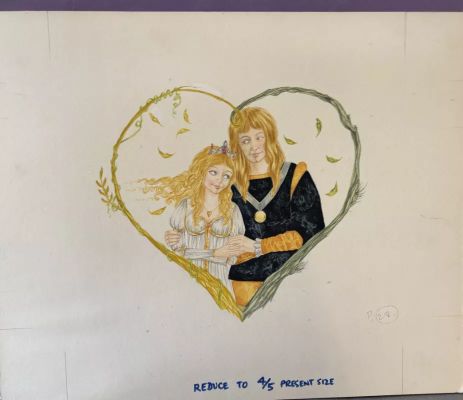 Lot 117 - Original Artwork For Cinderella Book 1970’s Andrew Skilleter Free Post In UK | misc / divers