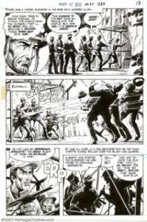 Russ Heath - Original Art for Our Army at War, Lot of 2 Pages (DC, 1970/73). Offered here is a terrific lot of two - | Heritage